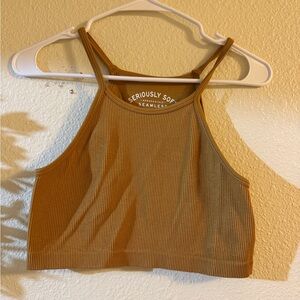 Aeropostale Seriously Soft Seamless Bra - Brown